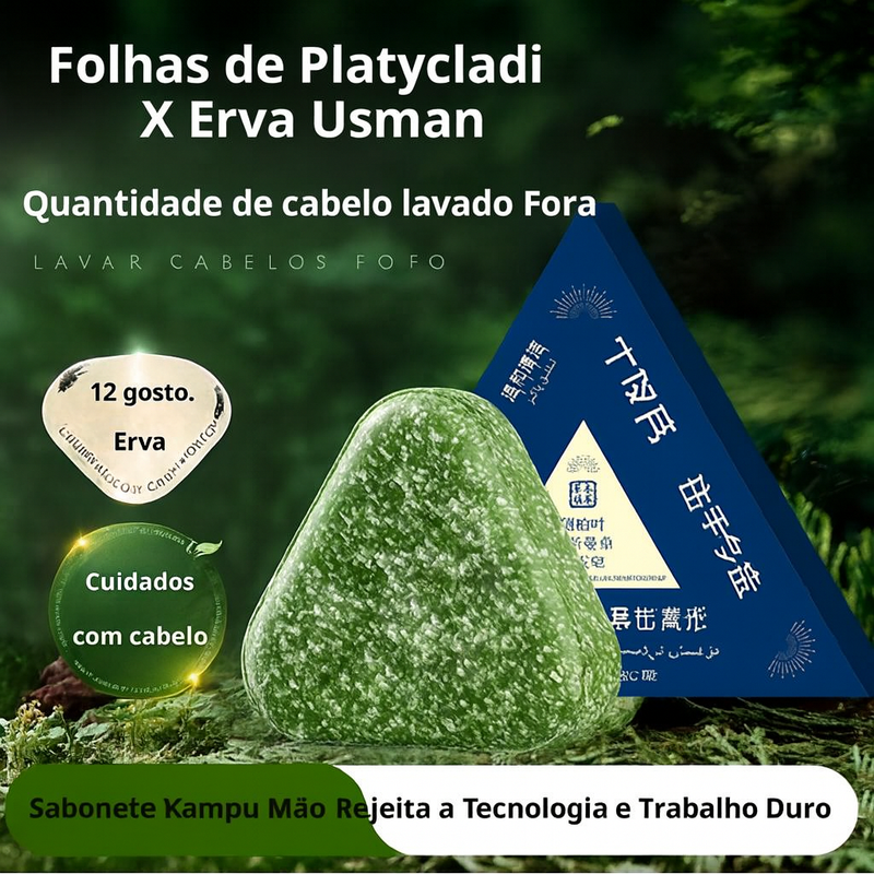GreenBalance™ - Shampoo em Barra Natural