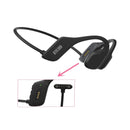 Fones de ouvido Bluetooth de condução óssea resistentes à água/suor