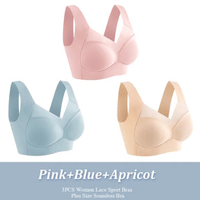 Confezione da 3 reggiseni comodi e sostenitivi