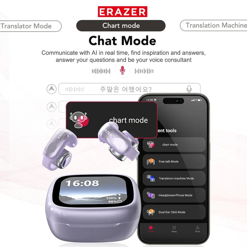 ERAZER XF28 Bluetooth com Tradutor