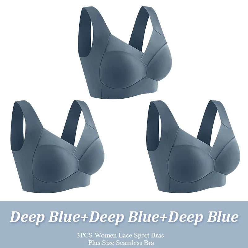 Confezione da 3 reggiseni comodi e sostenitivi