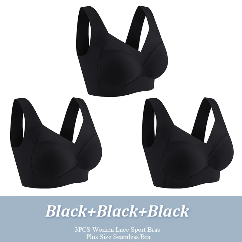Confezione da 3 reggiseni comodi e sostenitivi