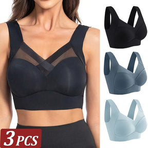 Confezione da 3 reggiseni comodi e sostenitivi