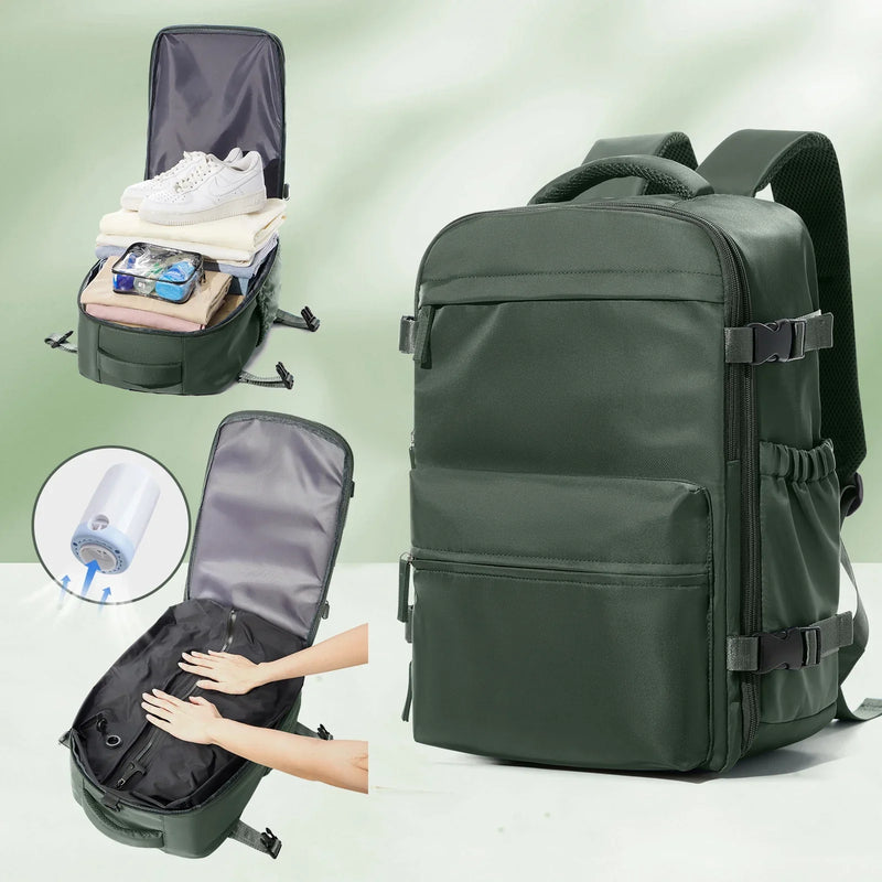 Mochila com Cadeado e Compressão a Vácuo Essence Trip