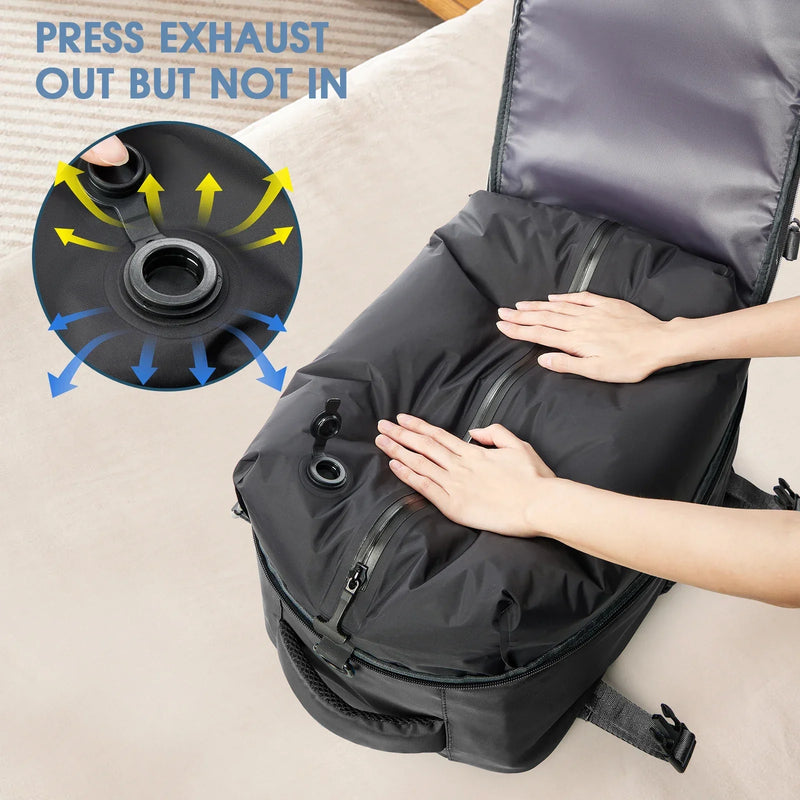 Mochila com Cadeado e Compressão a Vácuo Essence Trip