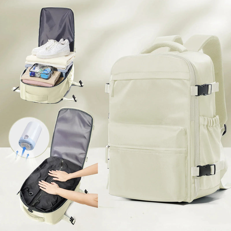 Mochila com Cadeado e Compressão a Vácuo Essence Trip