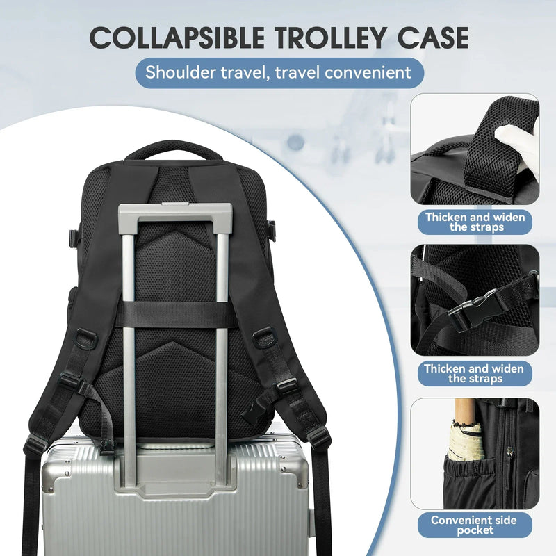 Mochila com Cadeado e Compressão a Vácuo Essence Trip
