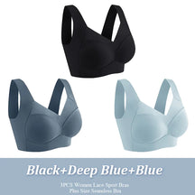 Confezione da 3 reggiseni comodi e sostenitivi