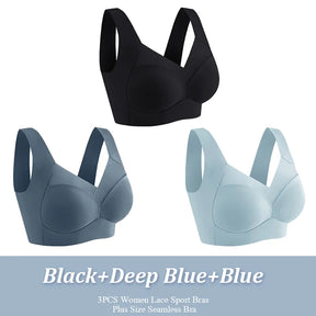 Confezione da 3 reggiseni comodi e sostenitivi