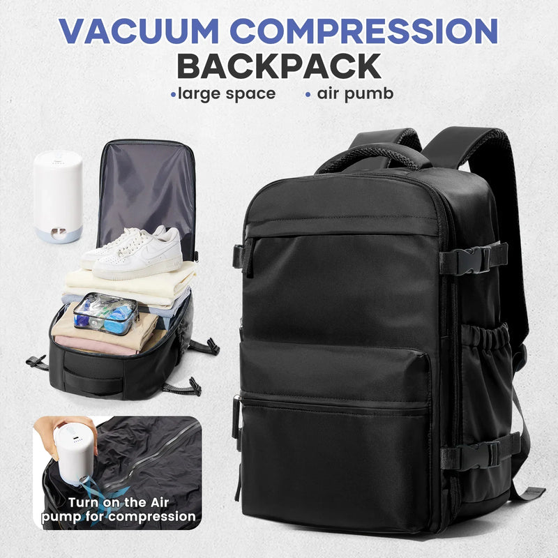 Mochila com Cadeado e Compressão a Vácuo Essence Trip