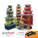 Goodlock™ - Kit 24 Potes Herméticos de Vidro  + (Brindes Exclusivos)