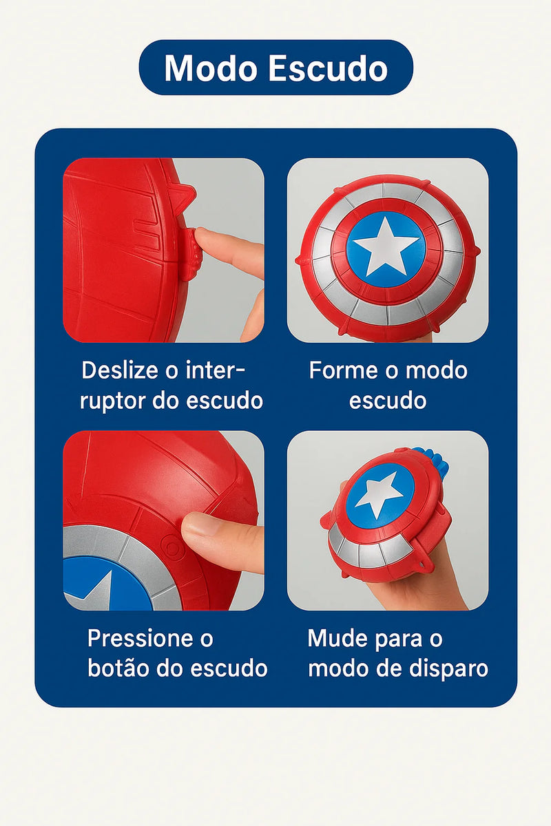 Lançador de Bolinha de Gel - Modelo Capitão